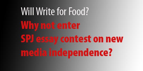 SPJ essay contest explores an independent media