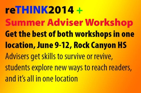 reTHINK2014, Summer Adviser Workshop will connect