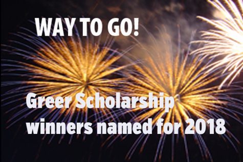 Greer Scholarship winners named