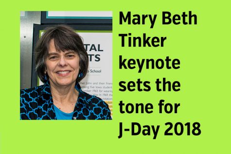 Mary Beth Tinker sets <br/>the tone for J-Day