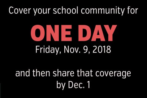 ONE DAY coverage contest focuses on Friday, Nov. 9
