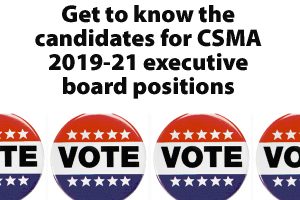 Candidates for 2019-21 CSMA executive board positions announced